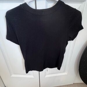 a new day Black Short Sleeve Tee